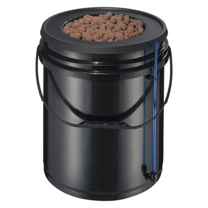 EHW0104C-DR - 4-Bucket RDWC Hydroponic System with Drip Irrigation, 5 Gal
