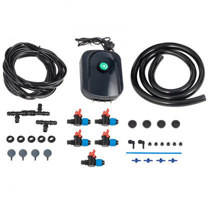 V-4p1US - 5-Gallon DWC Hydroponic System with 4 Planting Buckets