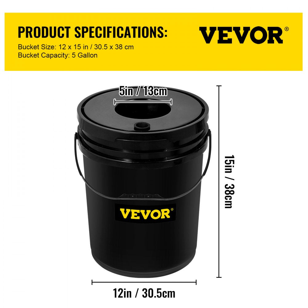 V-8US - 8-Bucket Hydroponic System for Indoor/Outdoor Vegetables, 5 Gallon