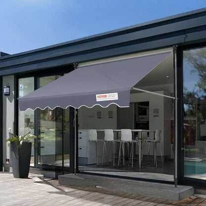 SDA300120 - 118" VEVOR Manual Retractable Awning with UV80+ Protection