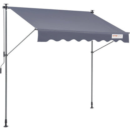 SDA300120 - 118" VEVOR Manual Retractable Awning with UV80+ Protection