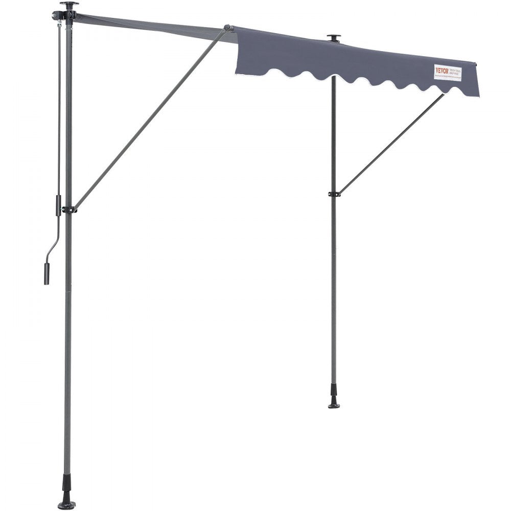 SDA300120 - 118" VEVOR Manual Retractable Awning with UV80+ Protection