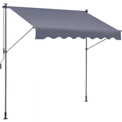 SDA300120 - 118" VEVOR Manual Retractable Awning with UV80+ Protection