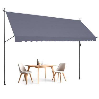 SDA450120-1 - UV84+ Waterproof Retractable Awning with Adjustable Height