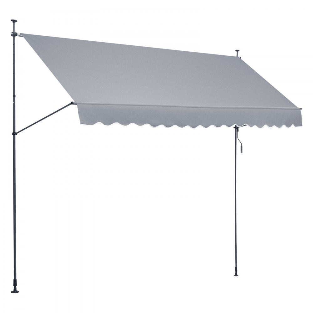 SDA400120-1 – Durable Retractable Patio Awning with UV Protection & Adjustable Height