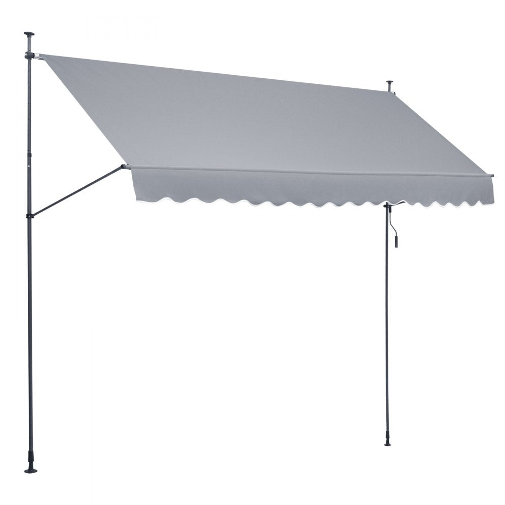 SDA400120-1 – Durable Retractable Patio Awning with UV Protection & Adjustable Height