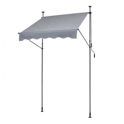 SDA150120-1 - UV80+ Waterproof Retractable Patio Awning with Adjustable Height