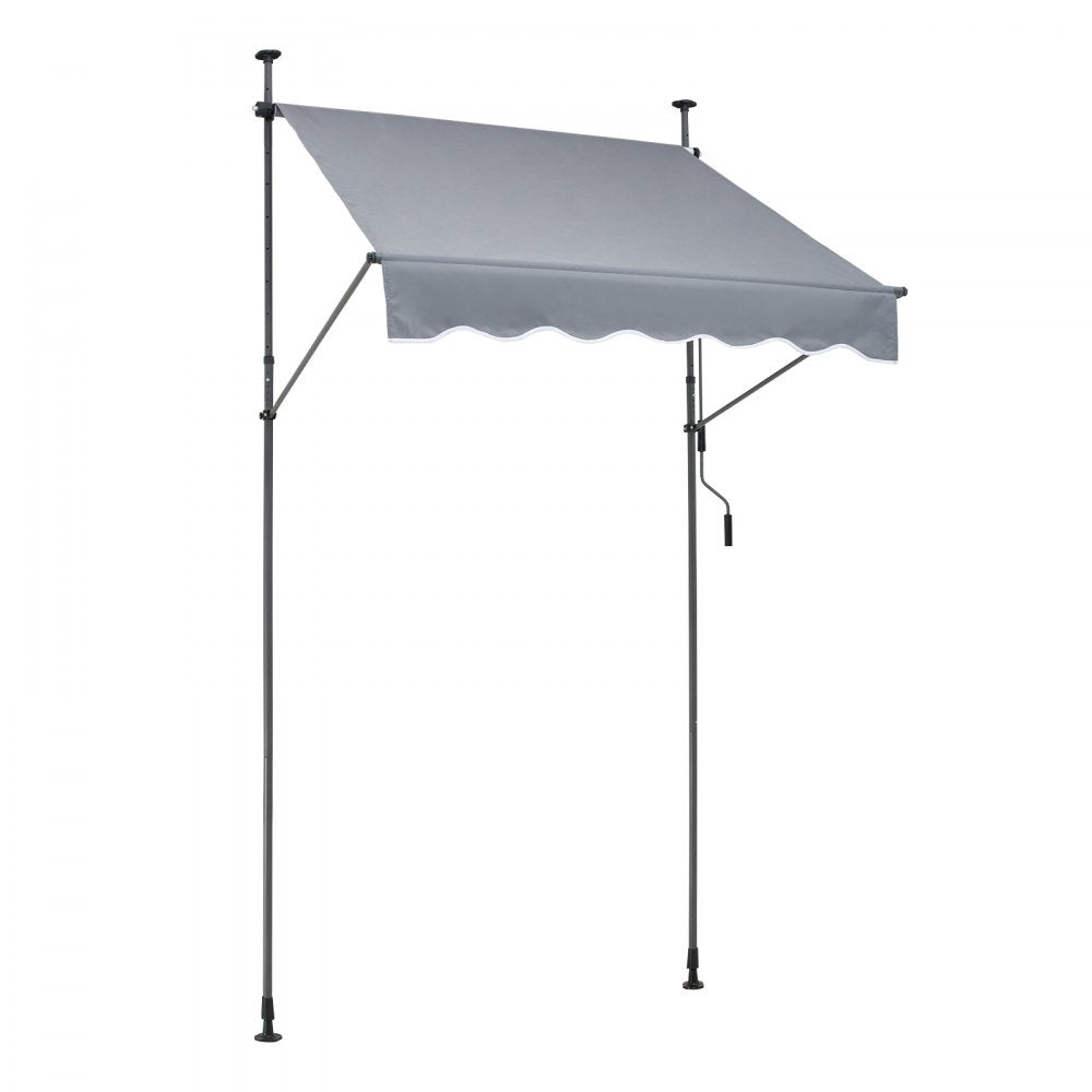 SDA150120-1 - UV80+ Waterproof Retractable Patio Awning with Adjustable Height