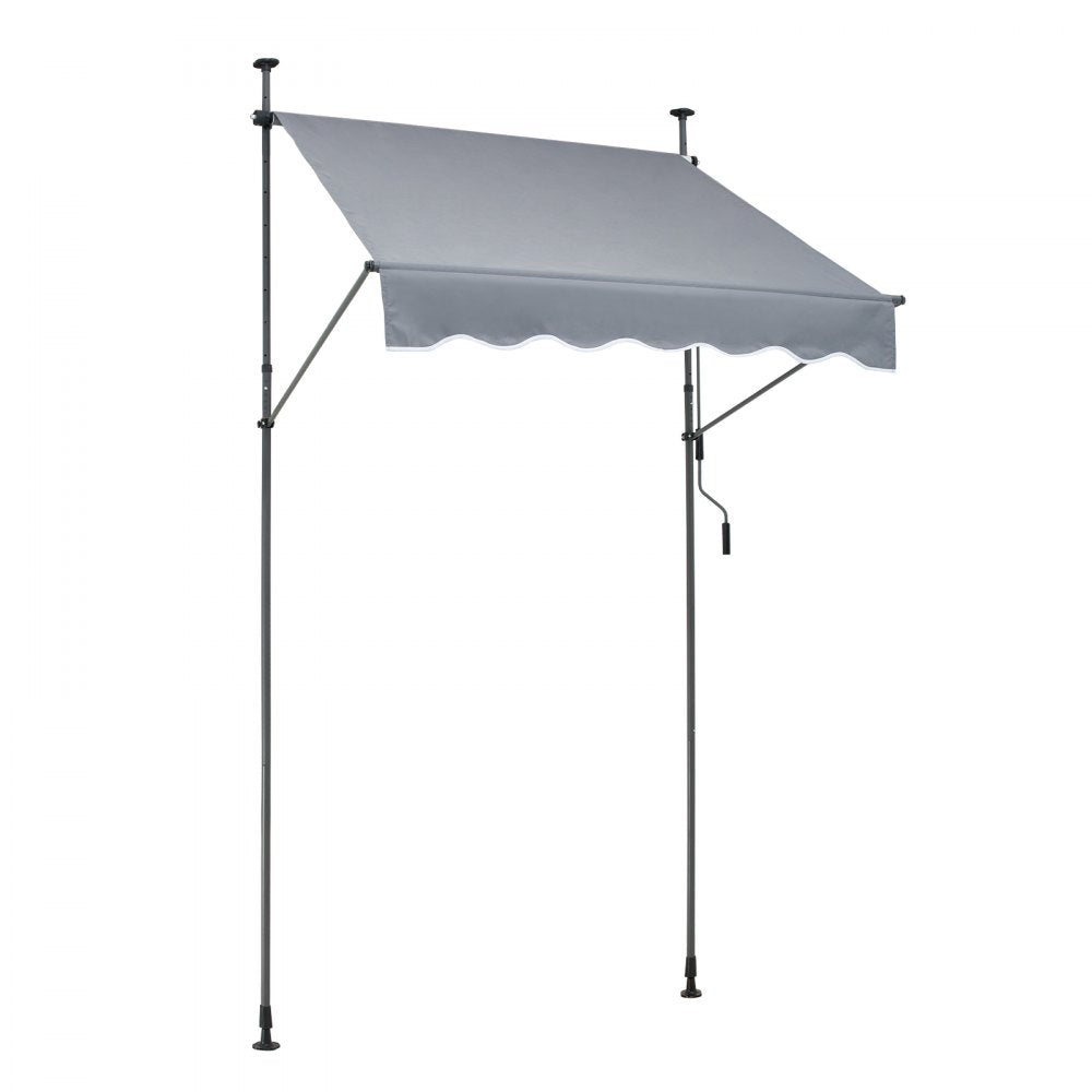 SDA150120-1 - UV80+ Waterproof Retractable Patio Awning with Adjustable Height