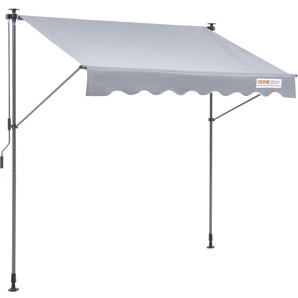 SDA200120 - 78" x 47" VEVOR Manual Retractable Awning for Outdoor Privacy