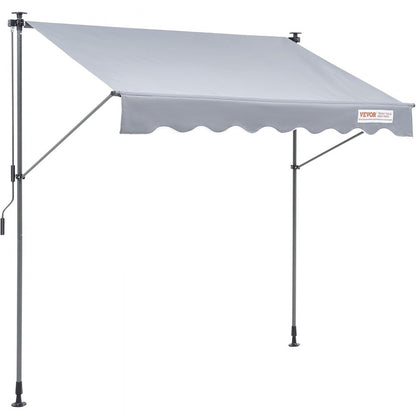 SDA200120 - 78" x 47" VEVOR Manual Retractable Awning for Outdoor Privacy