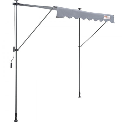 SDA200120 - 78" x 47" VEVOR Manual Retractable Awning for Outdoor Privacy