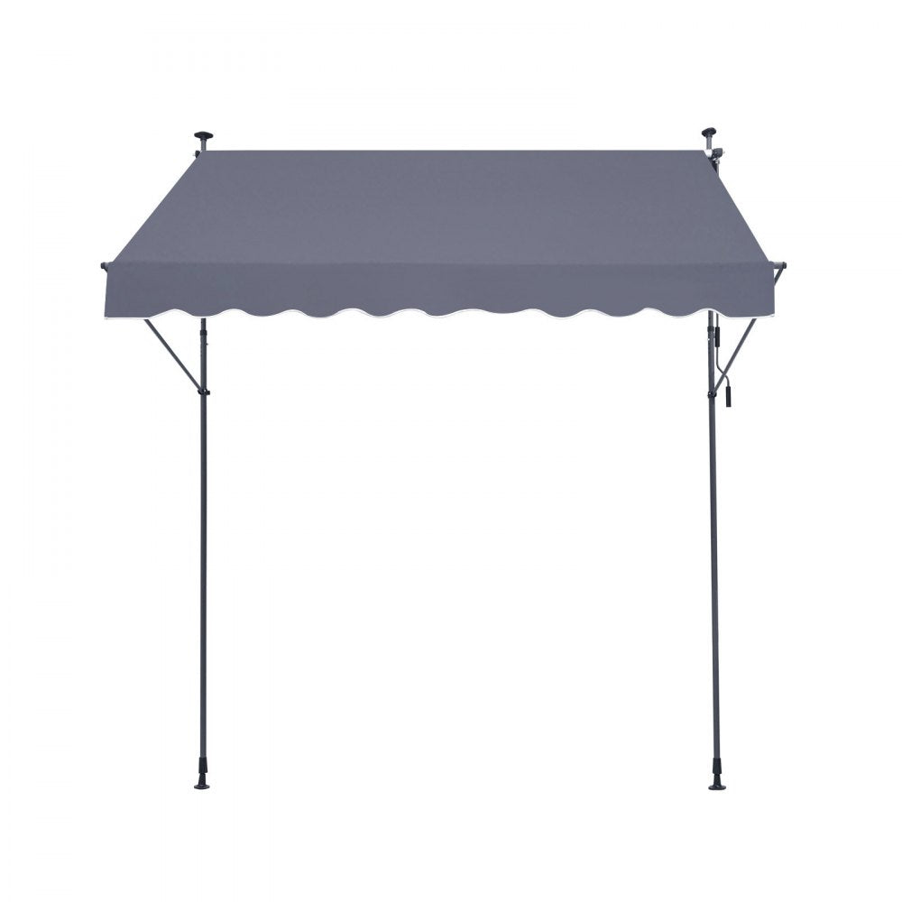SDA250120-1 - UV81+ Waterproof Retractable Patio Awning with Crank Handle