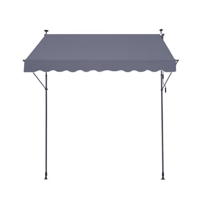 SDA250120-1 - UV81+ Waterproof Retractable Patio Awning with Crank Handle