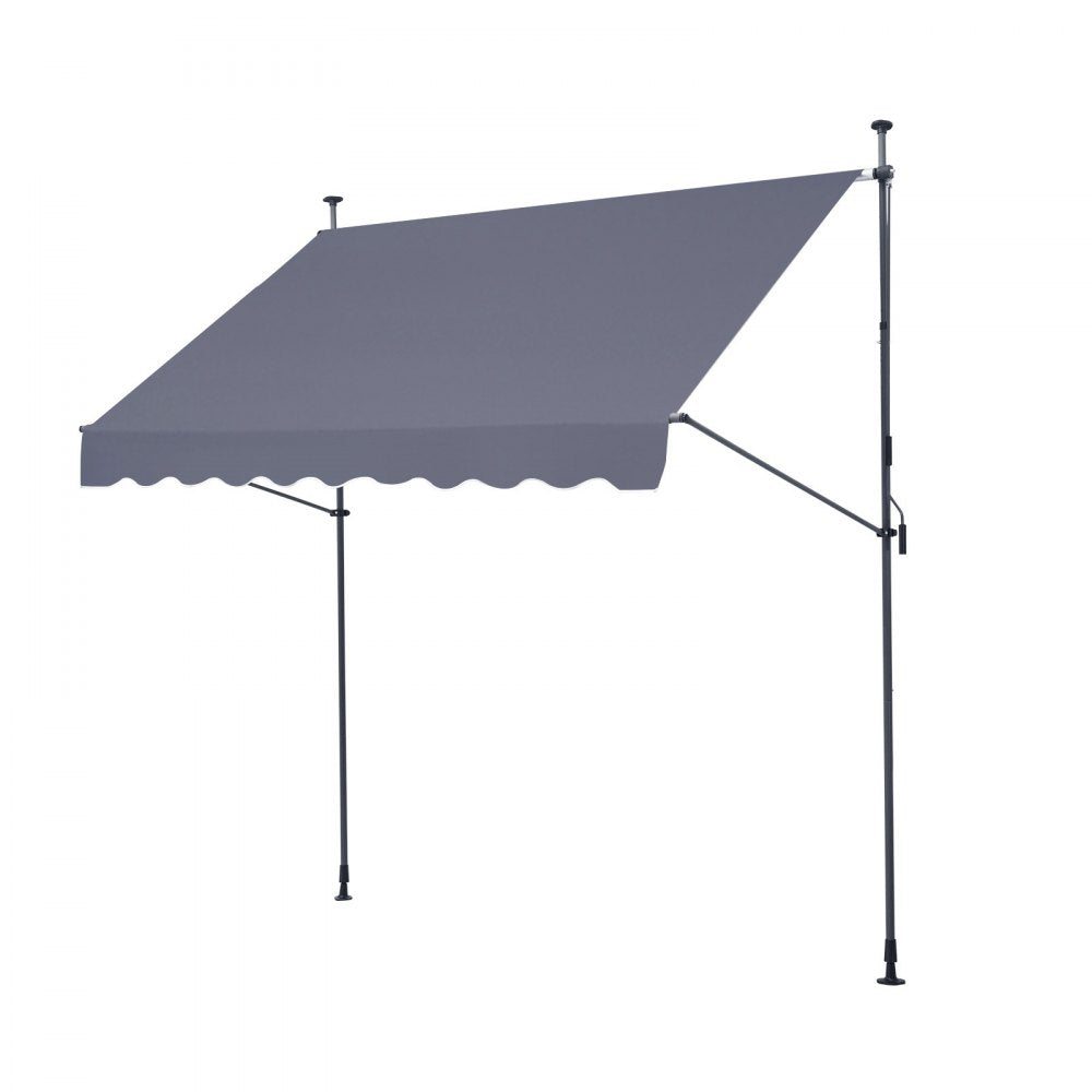 SDA250120-1 - UV81+ Waterproof Retractable Patio Awning with Crank Handle