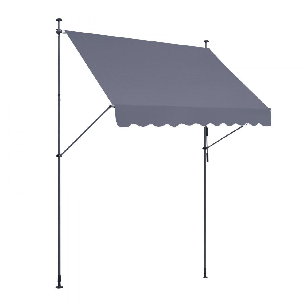 SDA250120-1 - UV81+ Waterproof Retractable Patio Awning with Crank Handle
