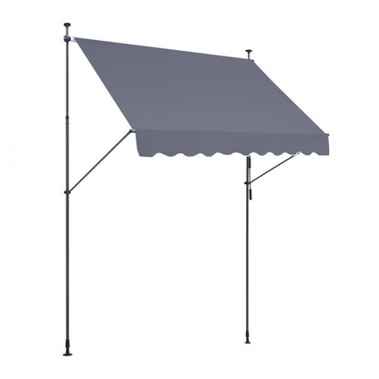 SDA250120-1 - UV81+ Waterproof Retractable Patio Awning with Crank Handle