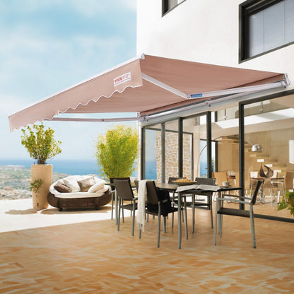 RA350300 - 10ft Manual Retractable Awning for Versatile Outdoor Shade