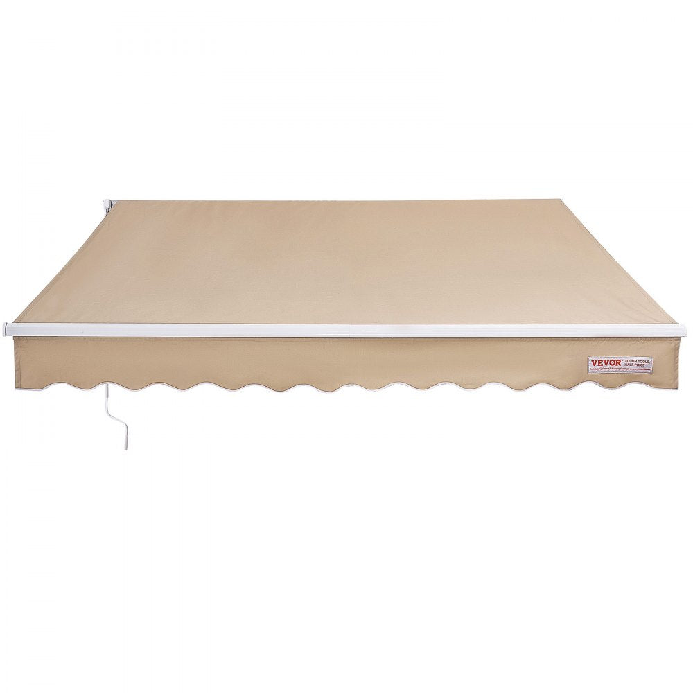 RA250200 - 8x7 ft Manual Awning with UV Protection & Easy Crank