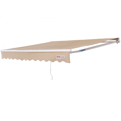 RA400250 - 13x8 ft VEVOR Manual Retractable Awning for Outdoor Shade