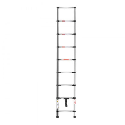 MF-STL260 - 8.5ft Steel Telescoping Ladder with Comfort Steps, 330lbs Capacity