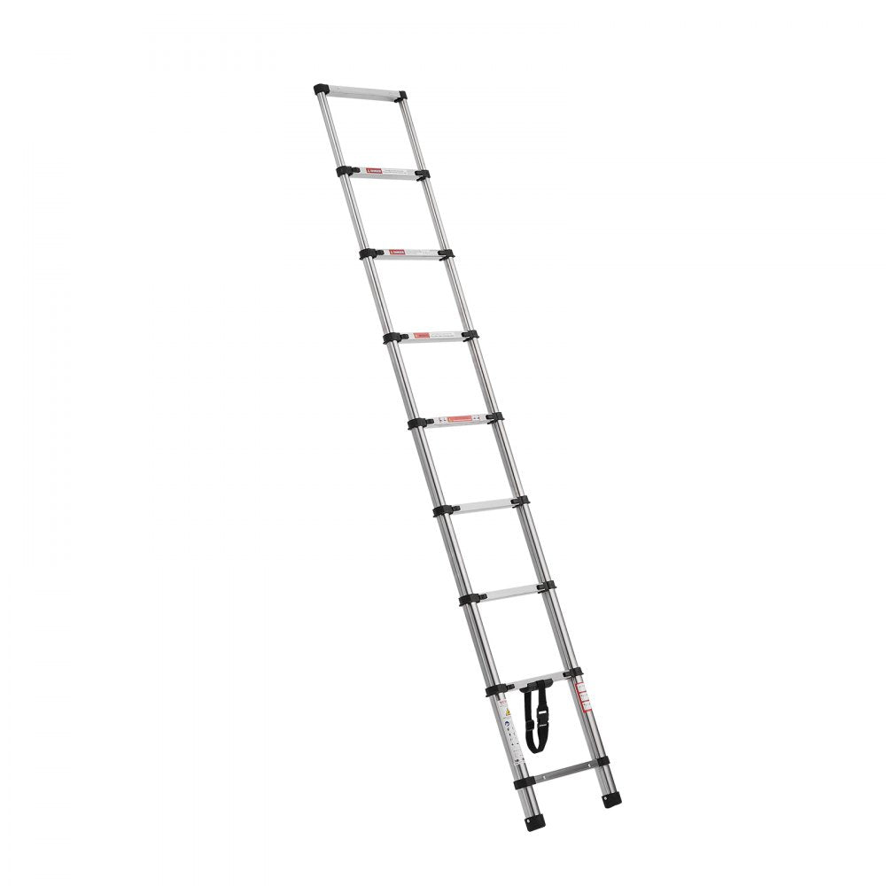 MF-STL260 - 8.5ft Steel Telescoping Ladder with Comfort Steps, 330lbs Capacity