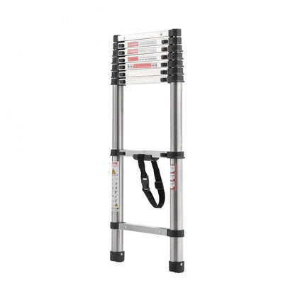 MF-STL260 - 8.5ft Steel Telescoping Ladder with Comfort Steps, 330lbs Capacity