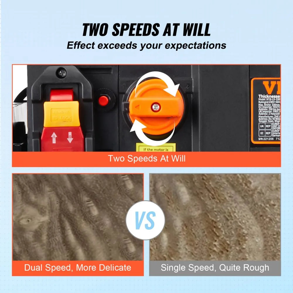 3303 - 13-Inch Thickness Planer for Precision Woodworking