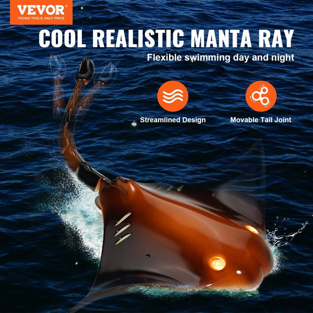 18005-1 - Waterproof Remote Control Manta Ray with Dual Propellers