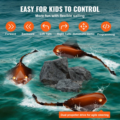 18005-1 - Waterproof Remote Control Manta Ray with Dual Propellers