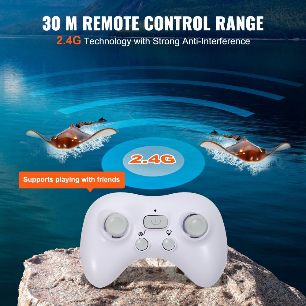 18005-1 - Waterproof Remote Control Manta Ray with Dual Propellers