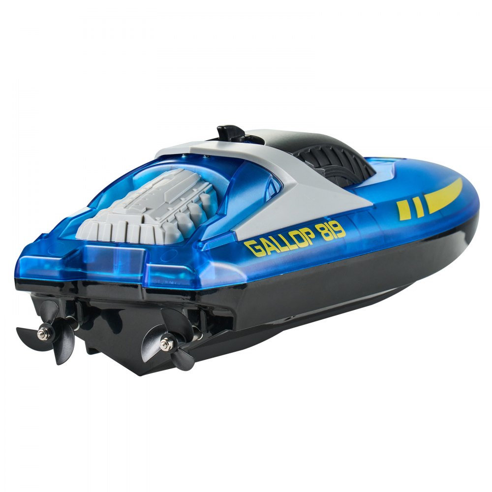 HJ819 - Waterproof Racing RC Boat with Dual Motors, 12 km/h Speed