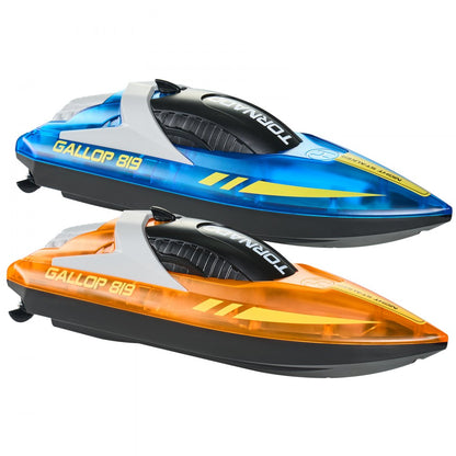 HJ819 - Waterproof RC Boat with Dual Motors, 12 km/h Speed, Night-Time Fun