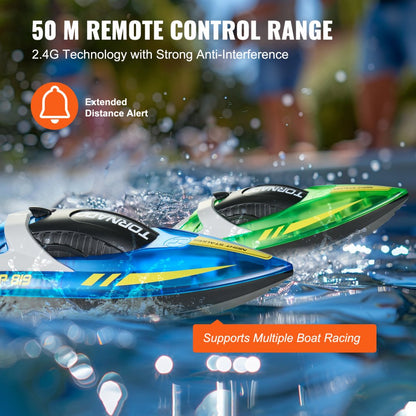 HJ819 - Waterproof RC Boat 12 km/h with 164 ft Range Control