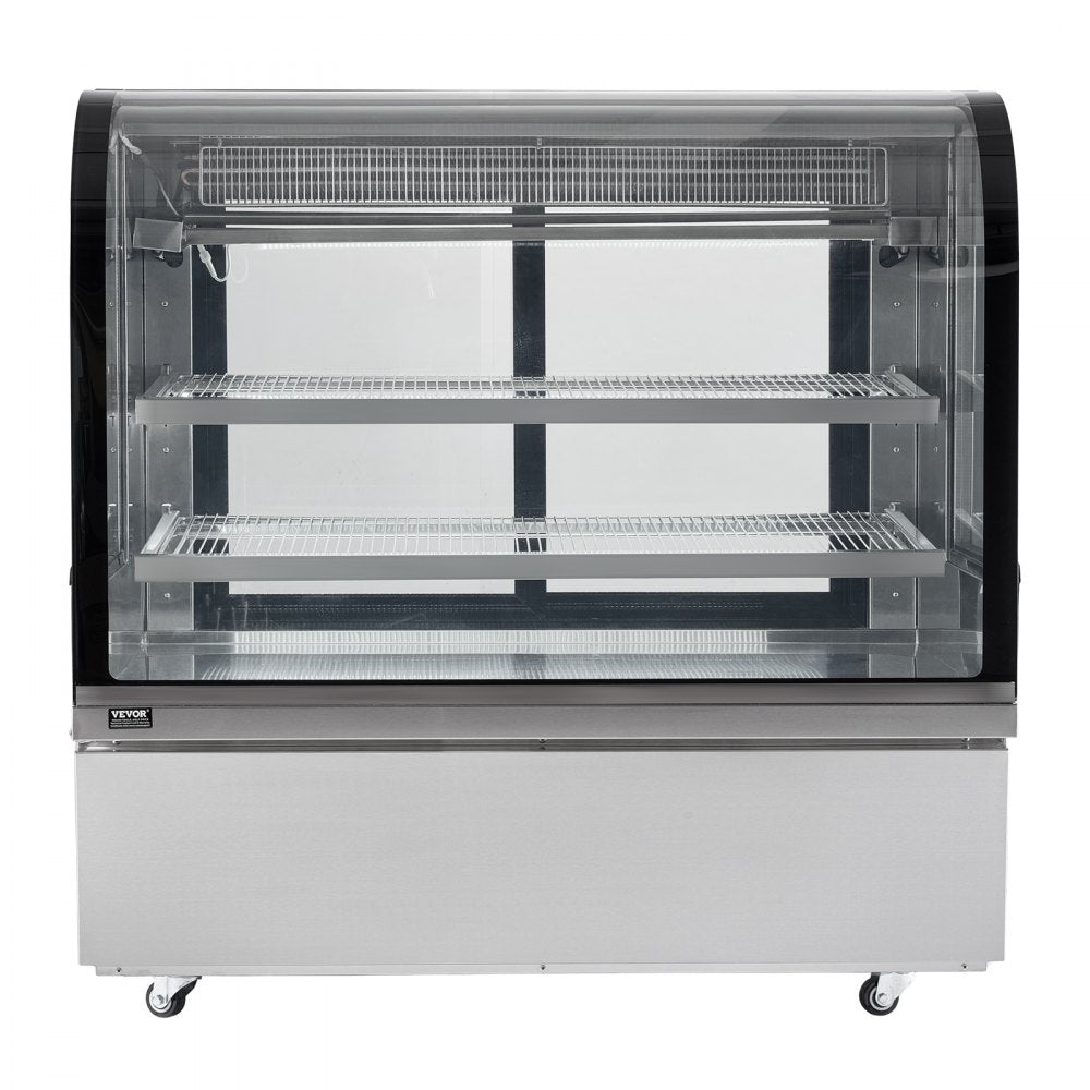 GN-1200R2 - 18 cu ft Curved Refrigerated Bakery Case with LED Lighting