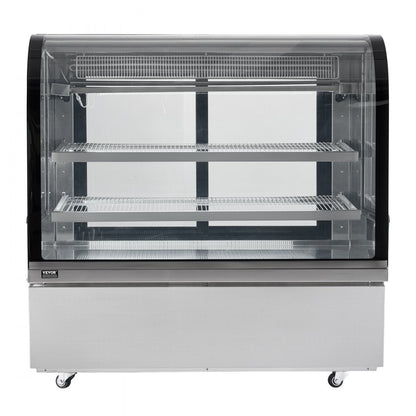 GN-1200R2 - 18 cu ft Curved Refrigerated Bakery Case with LED Lighting