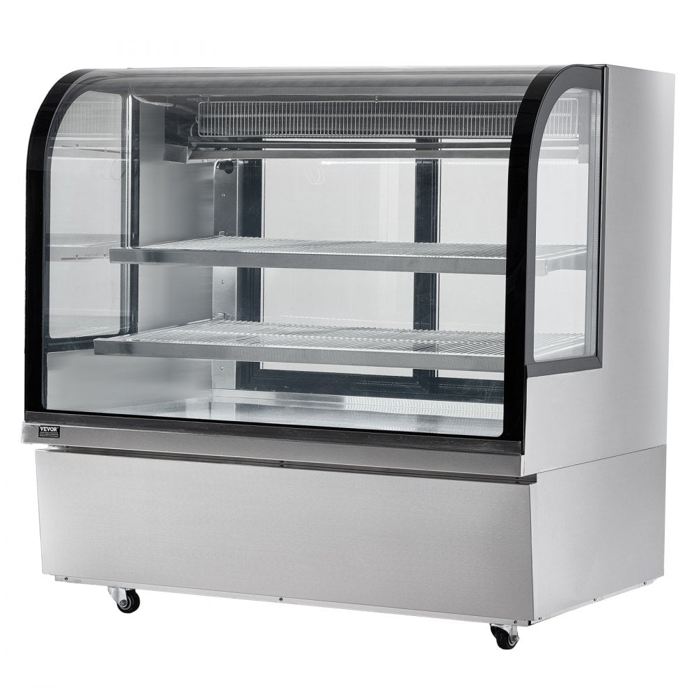 GN-1200R2 - 18 cu ft Curved Refrigerated Bakery Case with LED Lighting