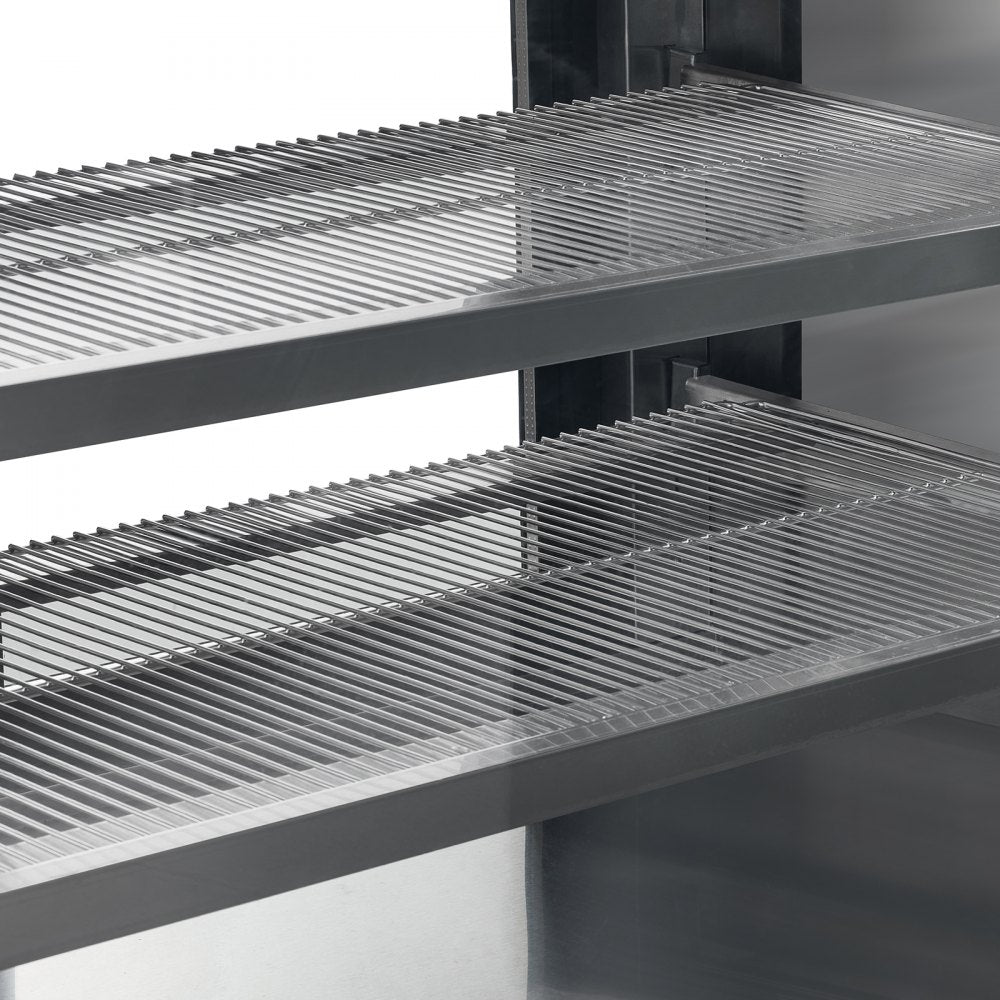 GN-1200R2 - 18 cu ft Curved Refrigerated Bakery Case with LED Lighting