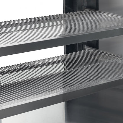 GN-1200R2 - 18 cu ft Curved Refrigerated Bakery Case with LED Lighting