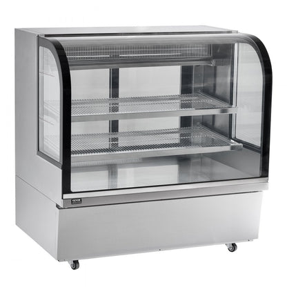 GN-1200R2 - 18 cu ft Curved Refrigerated Bakery Case with LED Lighting
