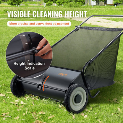 GT1110 - 7 Cubic Feet Push Lawn Sweeper with 4 Brushes