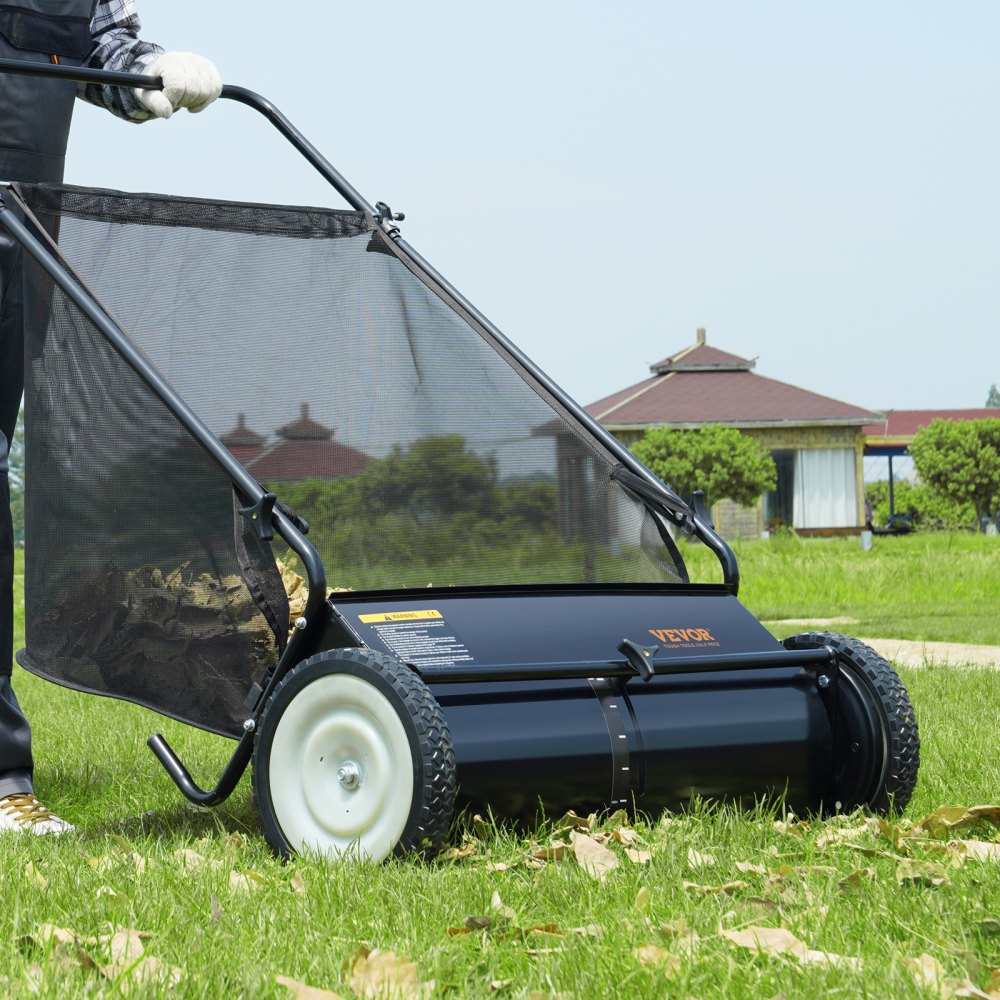 GT1110 - 7 Cubic Feet Push Lawn Sweeper with 4 Brushes