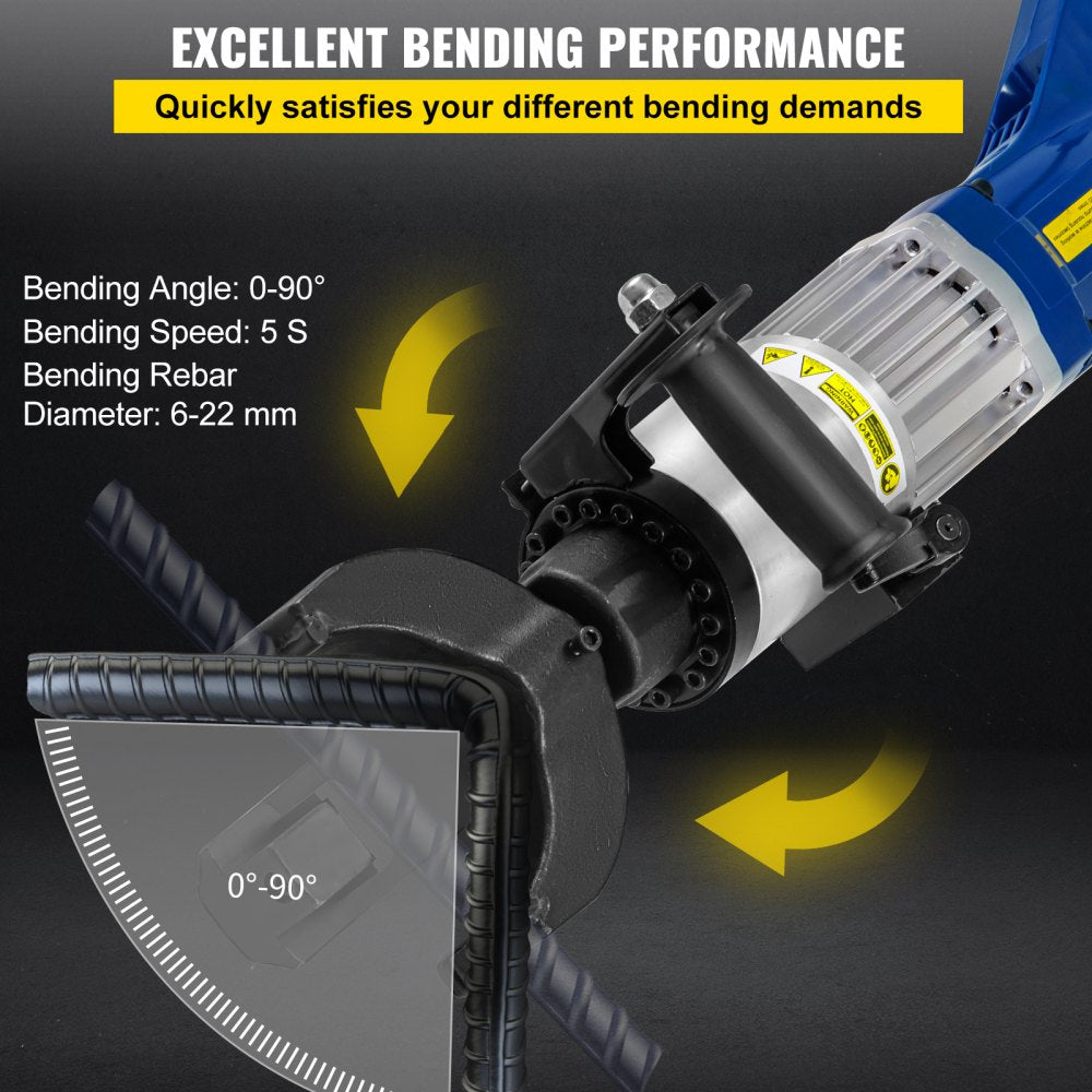 STGJWQJ-D22 - Portable Electric Rebar Bender for 1/4'' to 7/8'' Steel