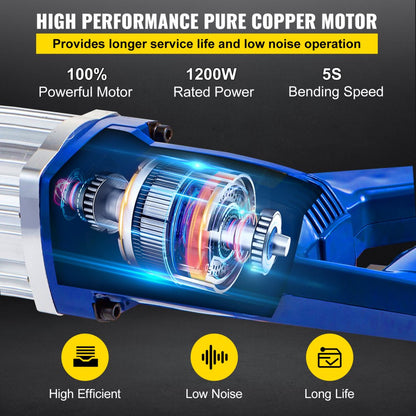 STGJWQJ-D22 - Portable Electric Rebar Bender for 1/4'' to 7/8'' Steel