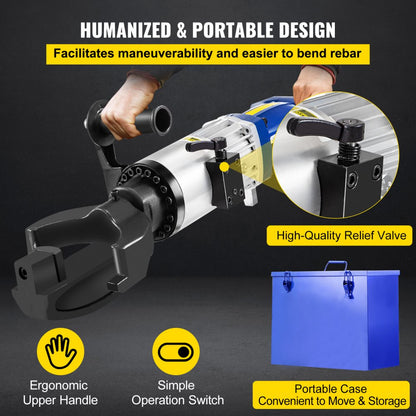 STGJWQJ-D22 - Portable Electric Rebar Bender for 1/4'' to 7/8'' Steel