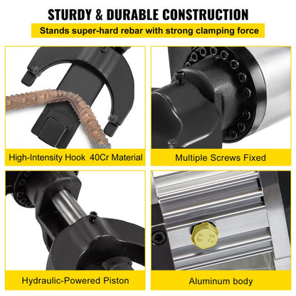 STGJWQJ-D25 - Hydraulic Electric Rebar Bender for 1/4" to 1" Bars