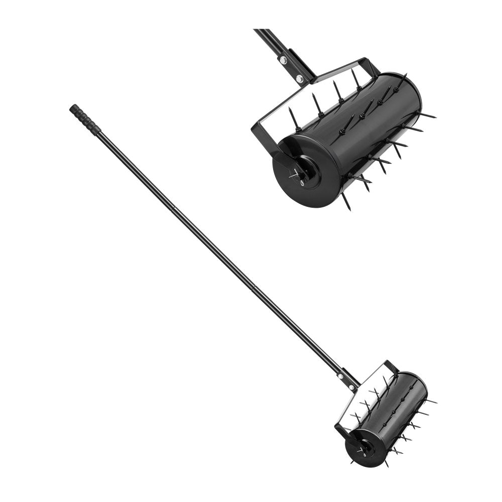 LA38New-SYT - 18-Inch Heavy-Duty Lawn Aerator with 27 Spikes