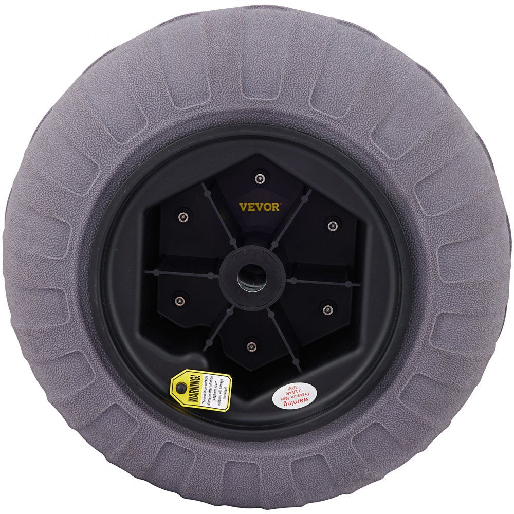 010994180630 - 15.7" TPU Beach Wheels for Easy Cart Mobility