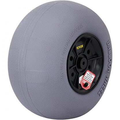 010298452284 - 13" TPU Beach Wheels for Effortless Heavy Load Transport