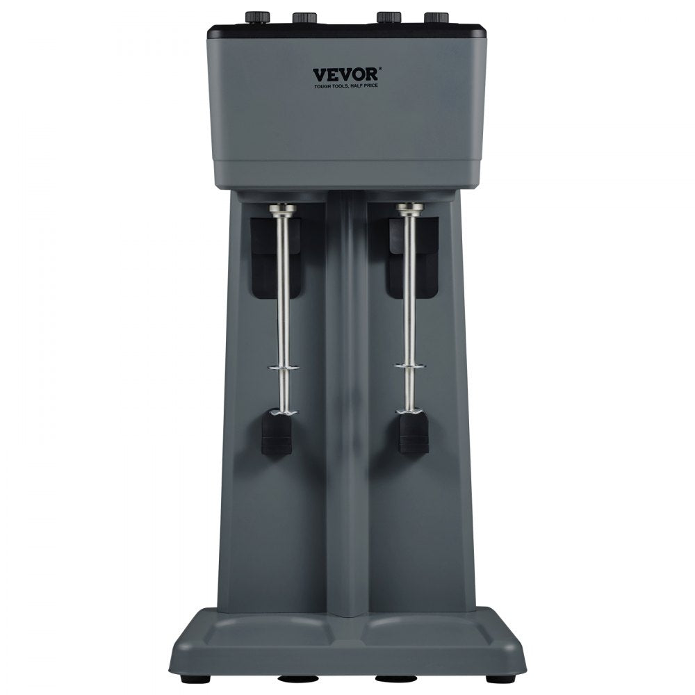 DM12-U - 375W VEVOR Double-Head Milkshake Maker with Timer & 3-Speed Settings